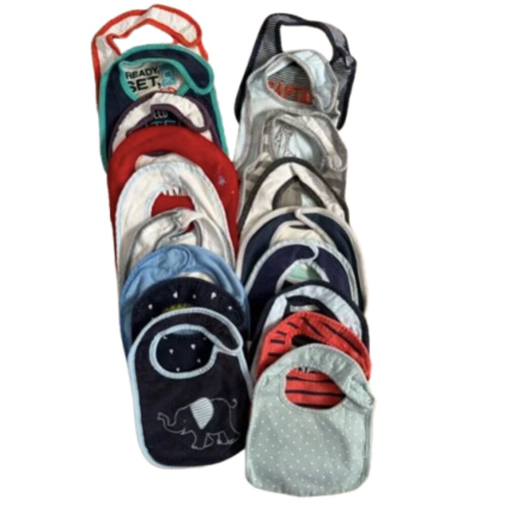 🌿Carter's & Other Brands Baby Bib Bundle [Set of 18]🌿